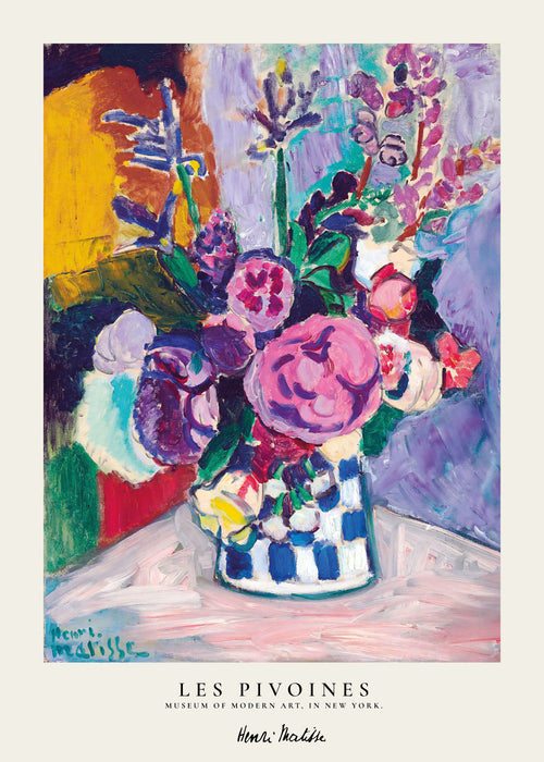 Henri Matisse Les Pivoines - Unframed art print
