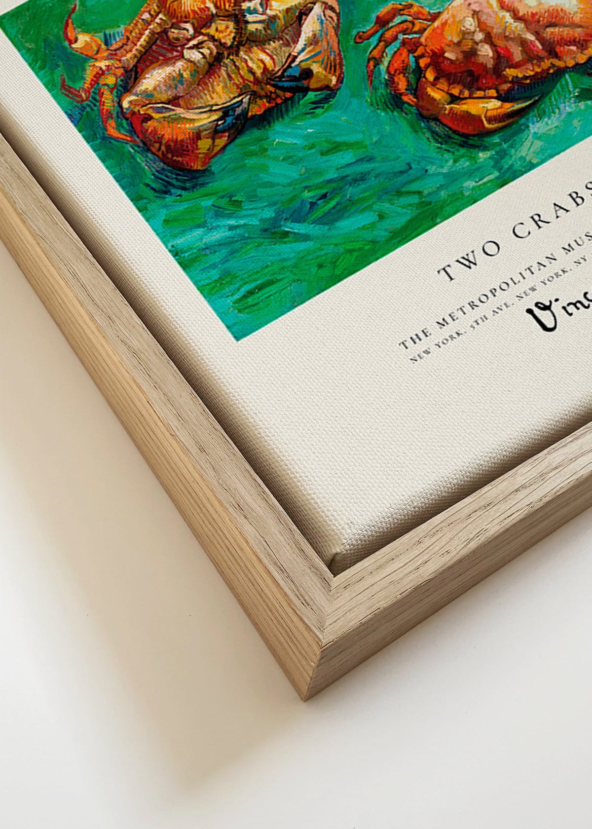 Two Crabs von Van Gogh — Krabben auf grünem Untergrund