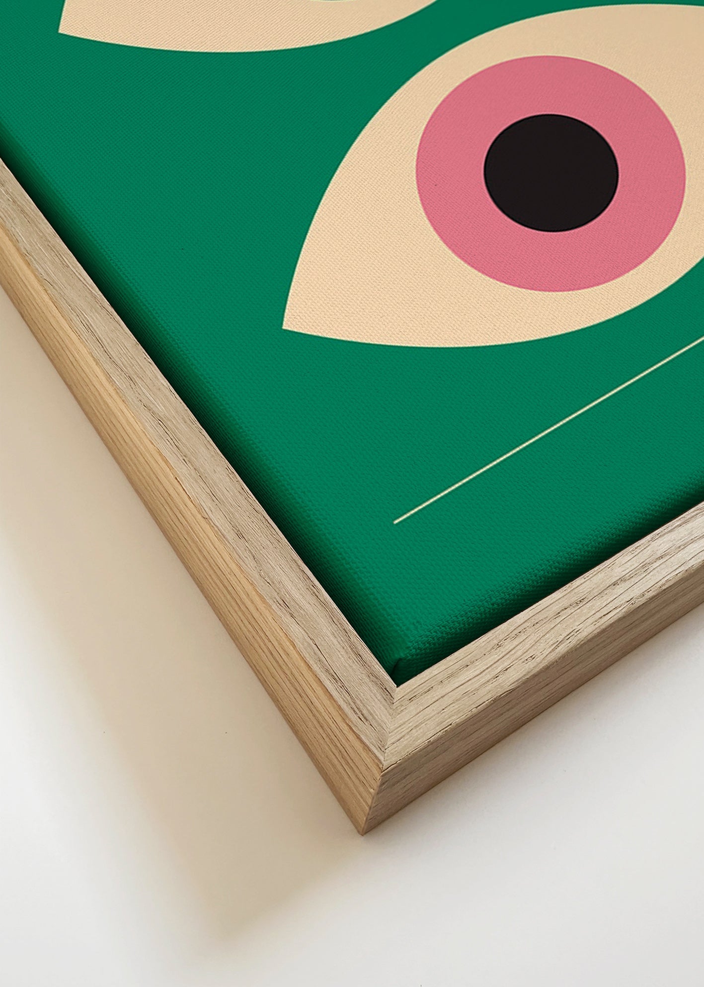 Geometrische poster Bauhaus tweelingogen