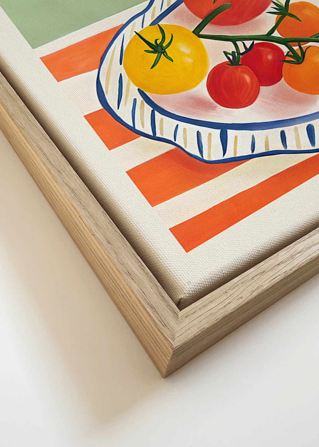 Art de cuisine con tomates ilustrés