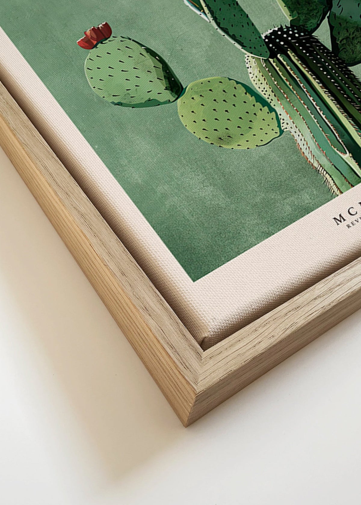 Botanischer Druck Mexiko Kaktus