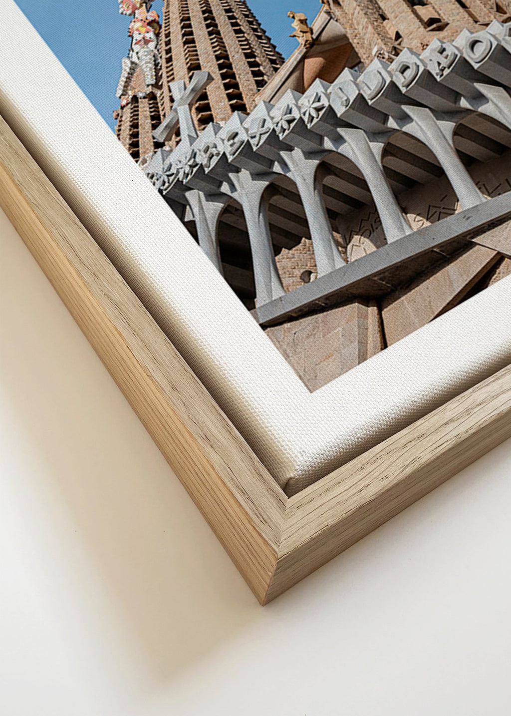 Städtebild Sagrada Família Fassade vertikal