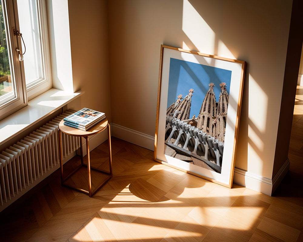 Städtebild Sagrada Família Fassade vertikal