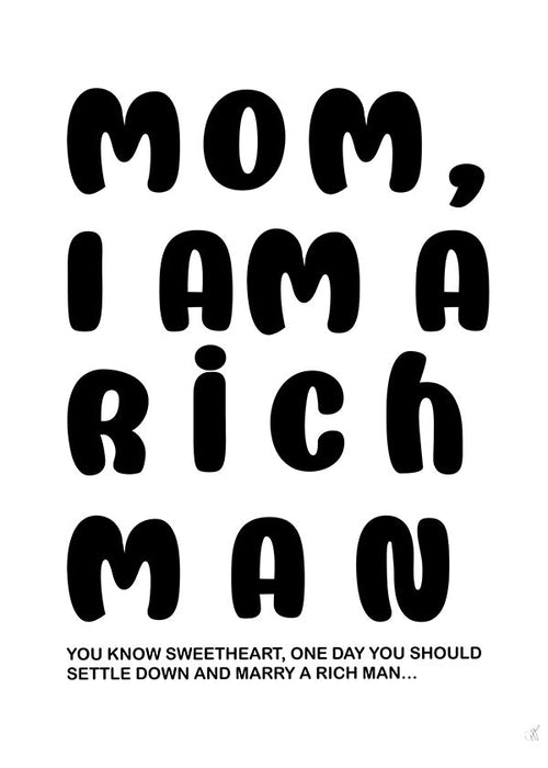 Typografische illustratie met grappige tekst