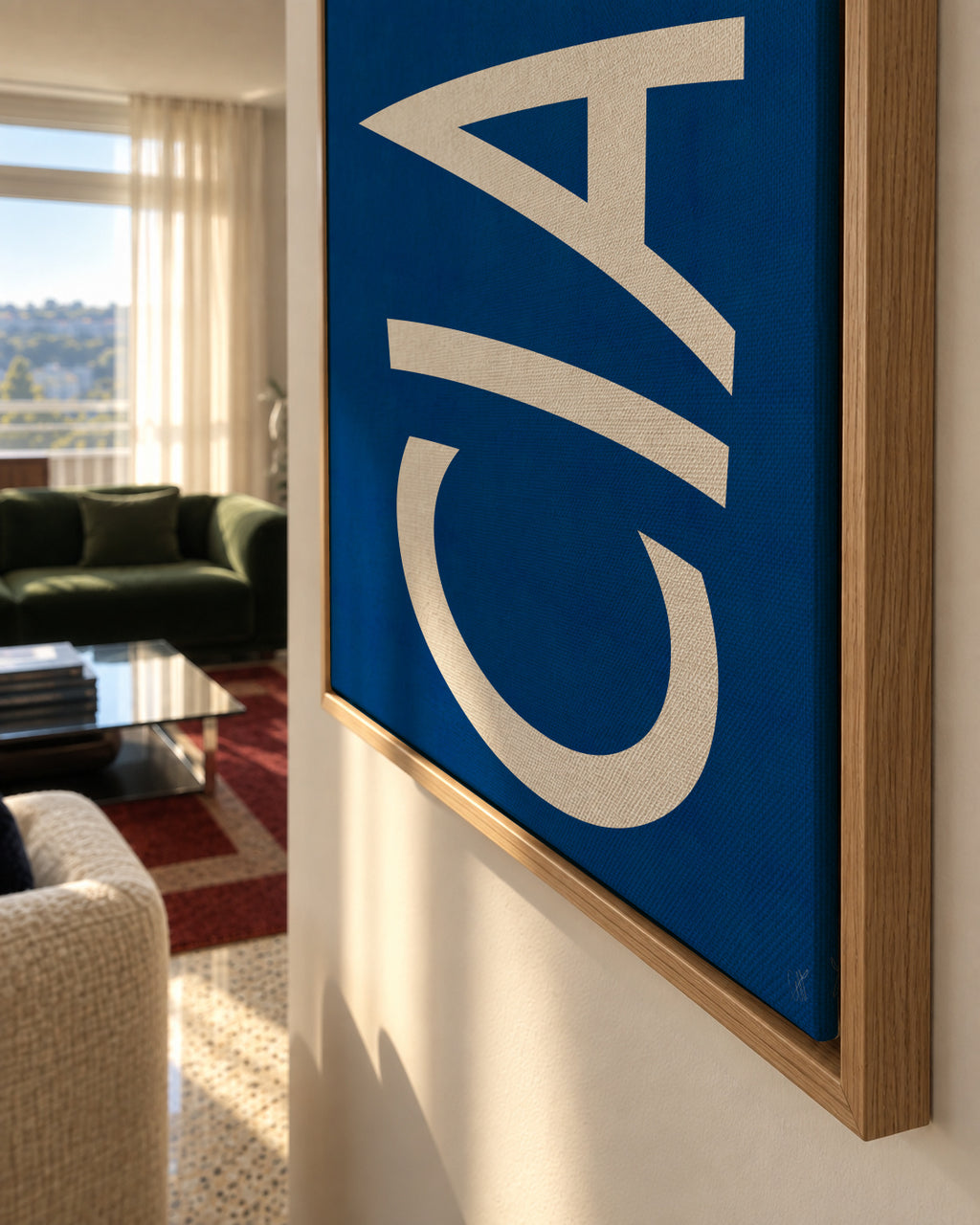 CIAO - Framed canvas detail