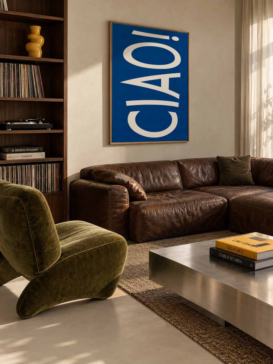 CIAO - Framed canvas in an interior