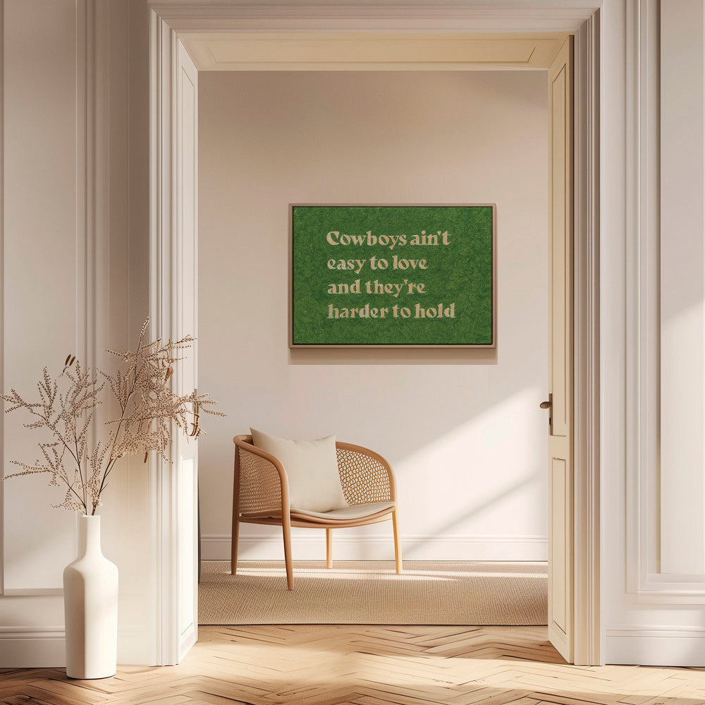 Vintage typografie poster met citaat – Canvas1