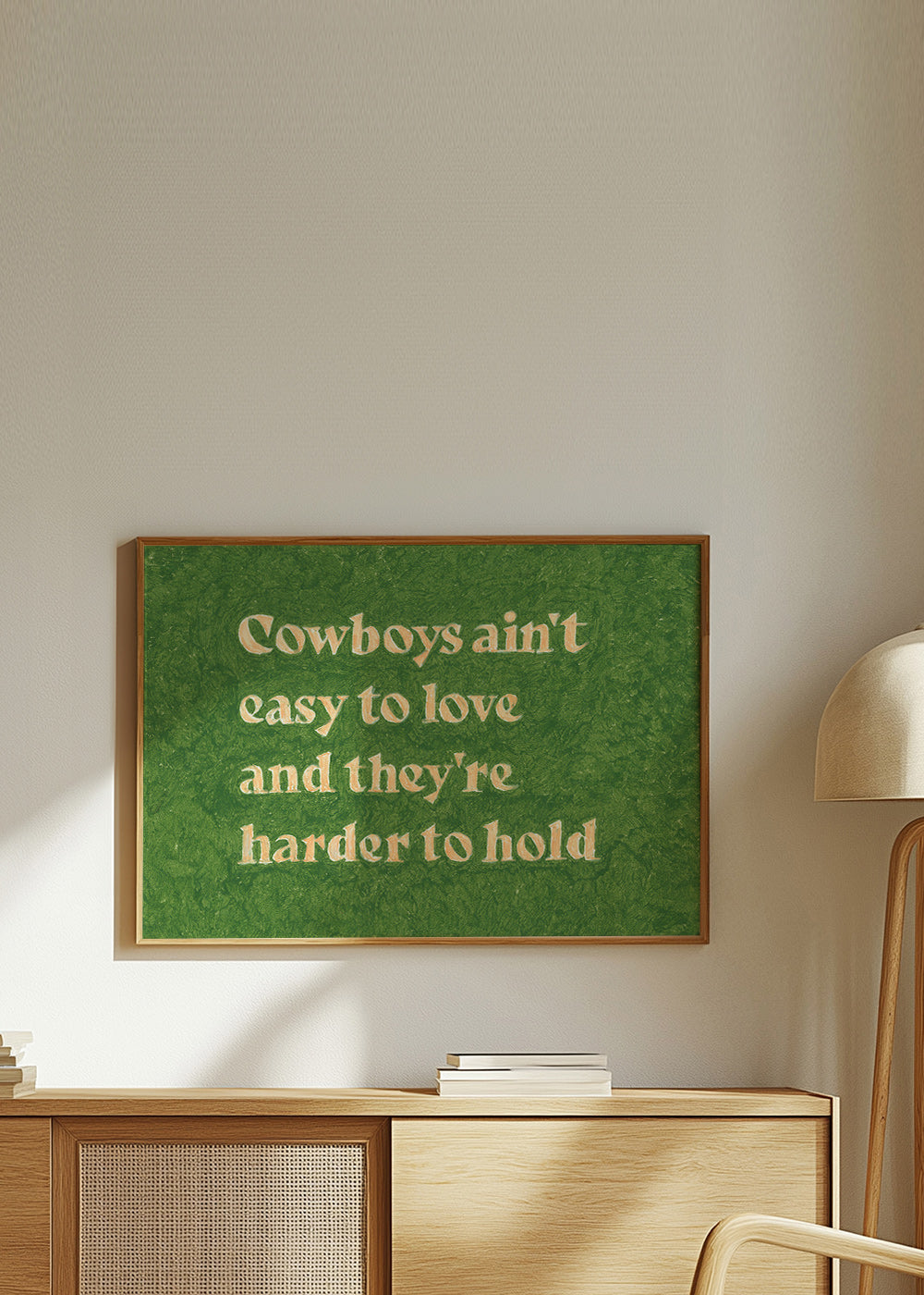Vintage typografie poster met citaat – Product3