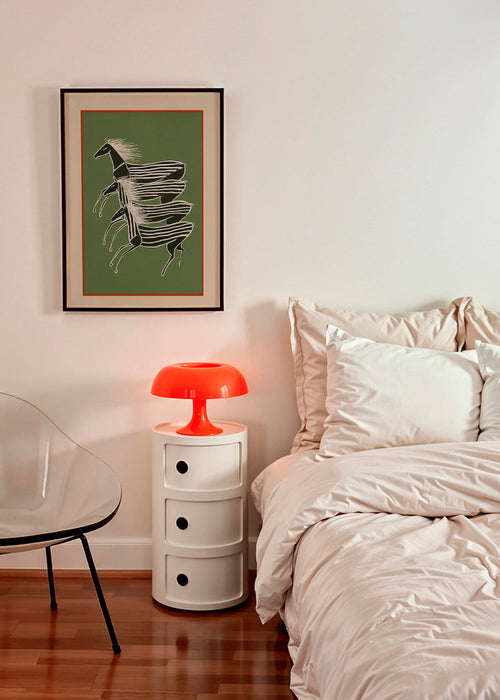 Gestreepte paarden in gelaagde compositie – Product1