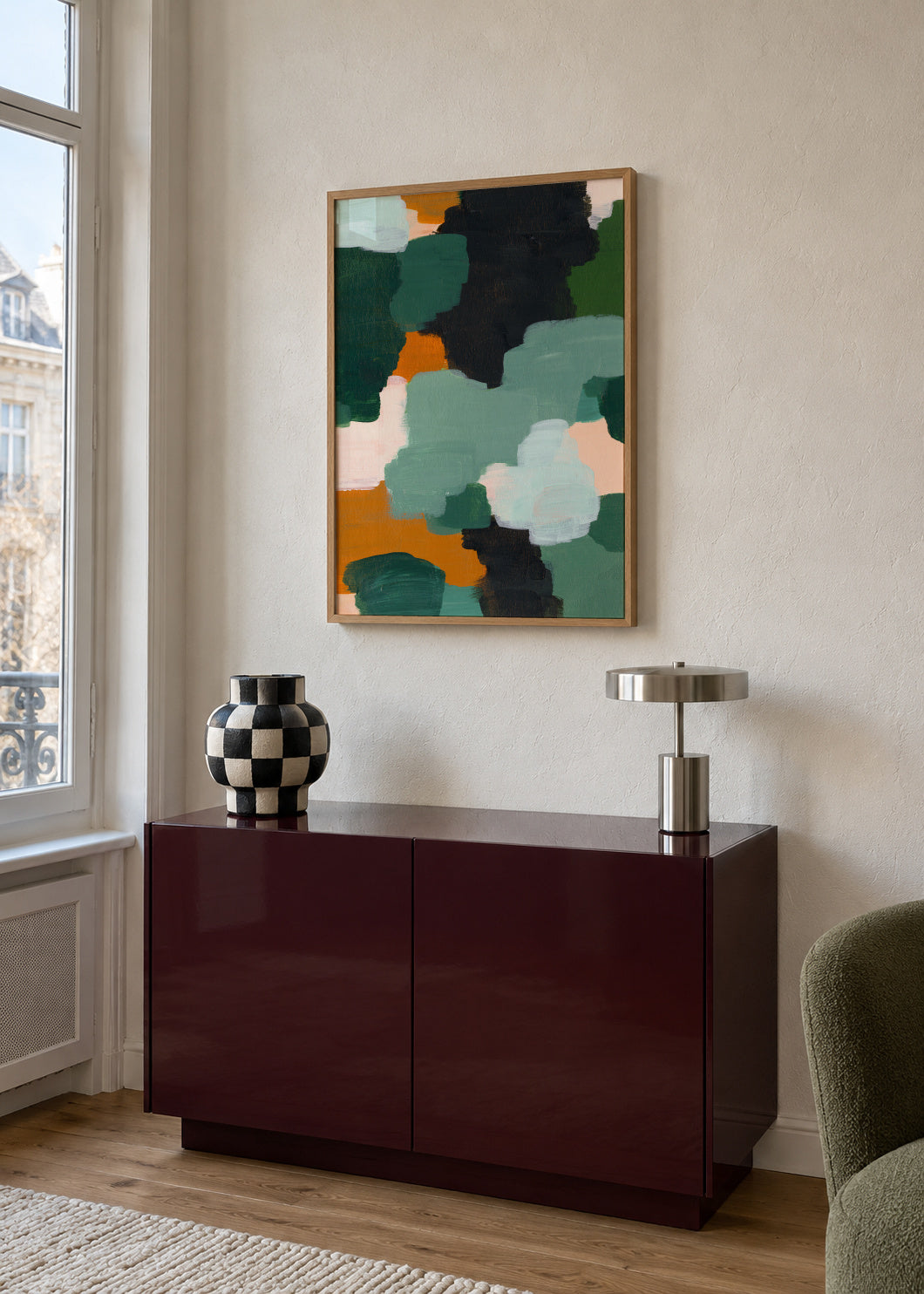 Abstract 64 - Framed poster in an interior