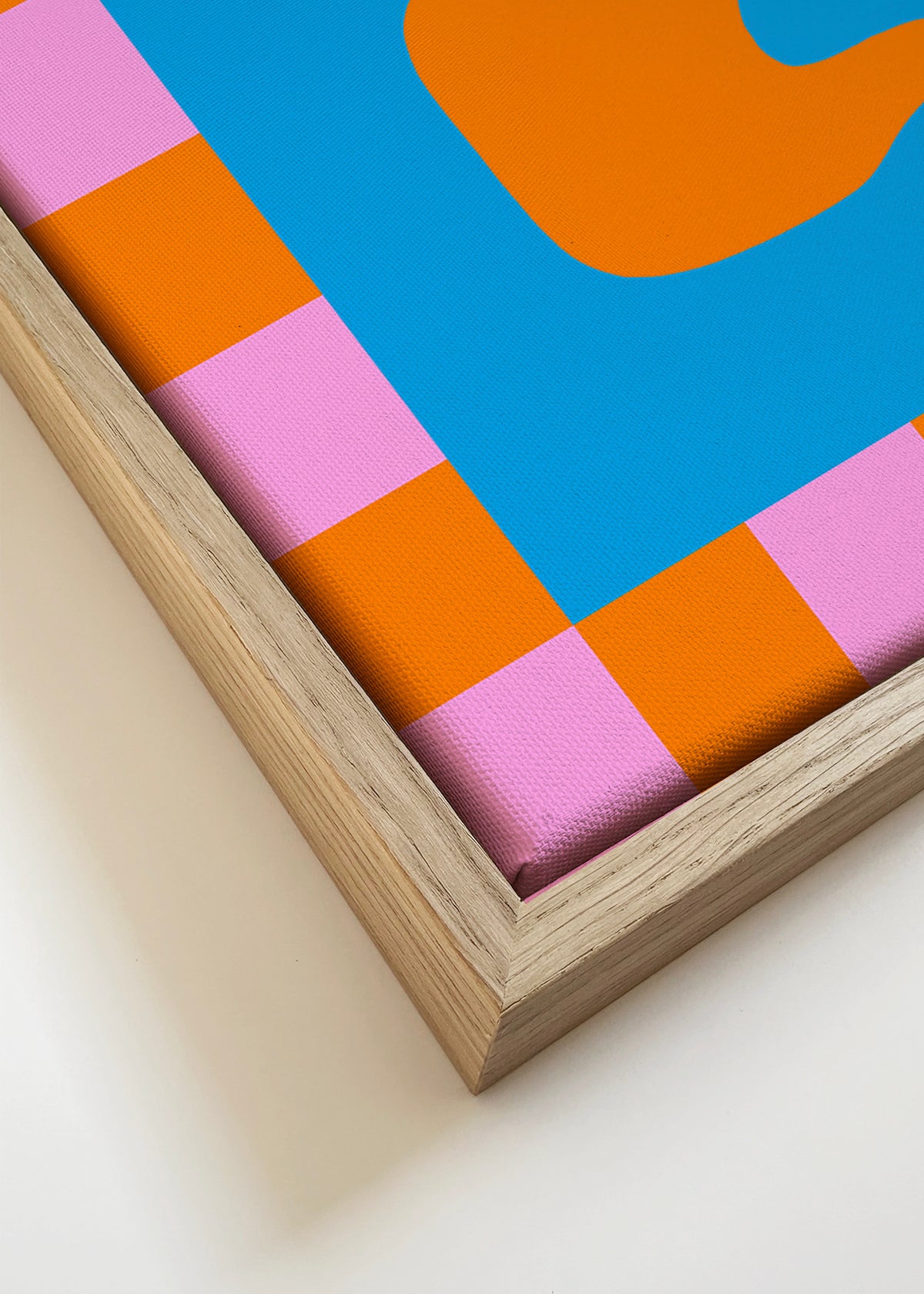 Sun Playful Gaze - Framed canvas detail