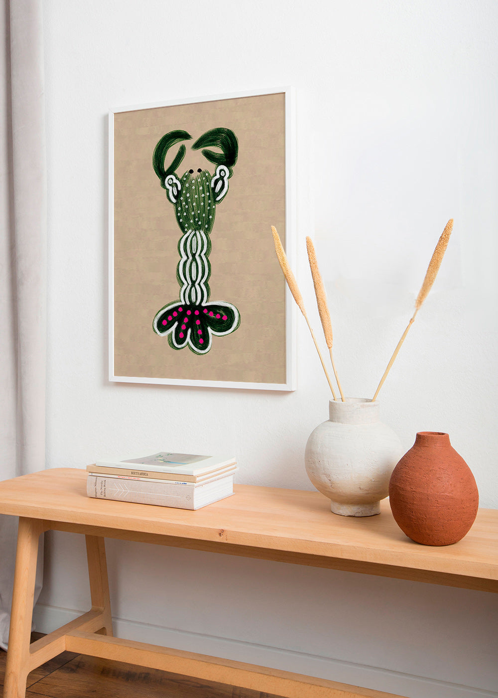 Illustratie groene kreeft – Product1