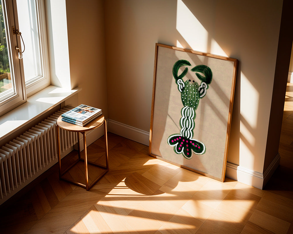 Illustratie groene kreeft – Product2