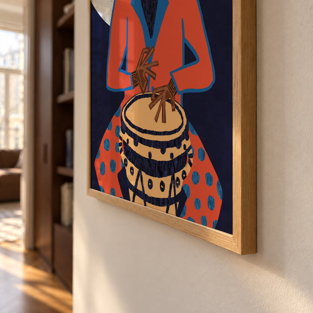 MUSICIAN GUY V - Framed poster detail