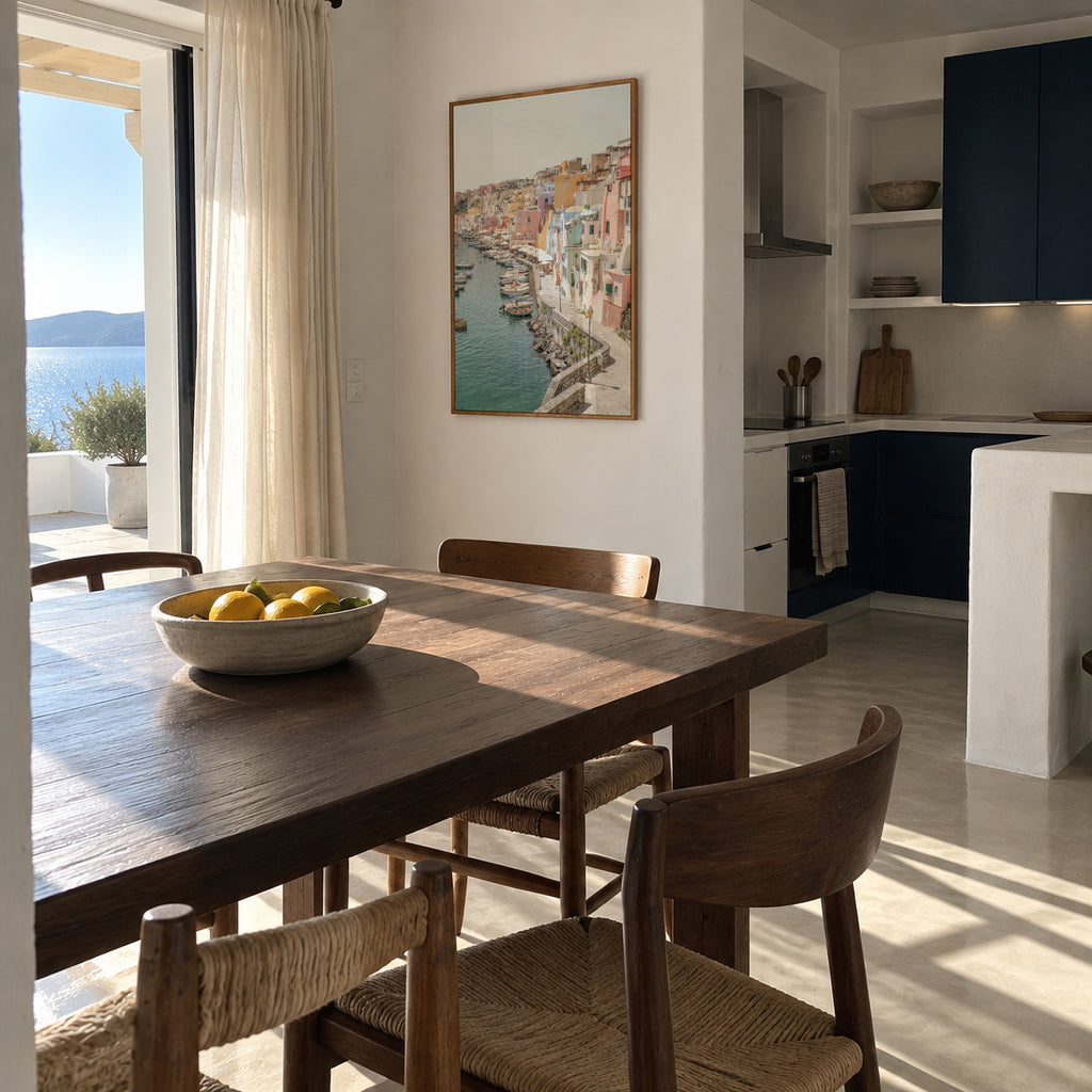 Procida Island - Framed poster in an interior