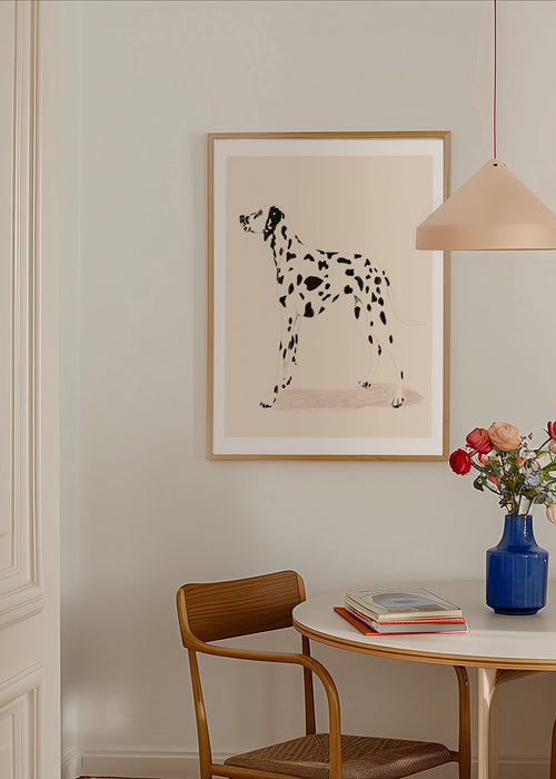 Dalmatiër lijnkunst minimalistisch – Product1