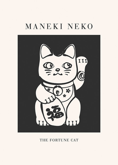 Maneki Neko illustratie