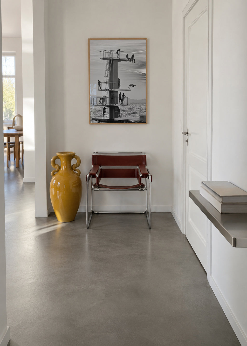 Jumping and Hangin' Around - Framed poster in an interior