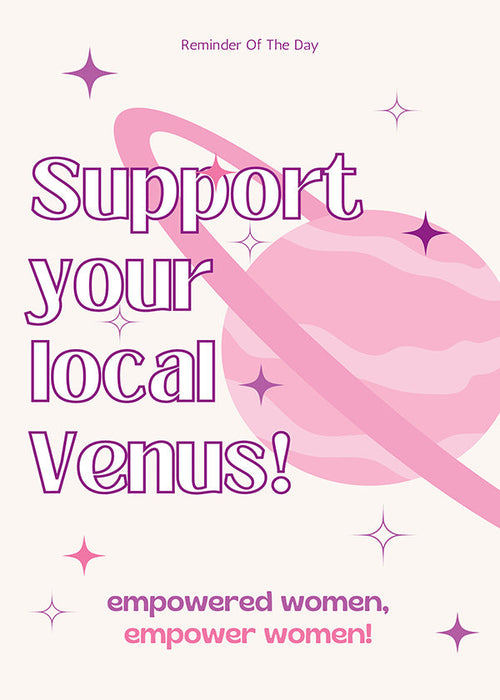 Typografische Venus print