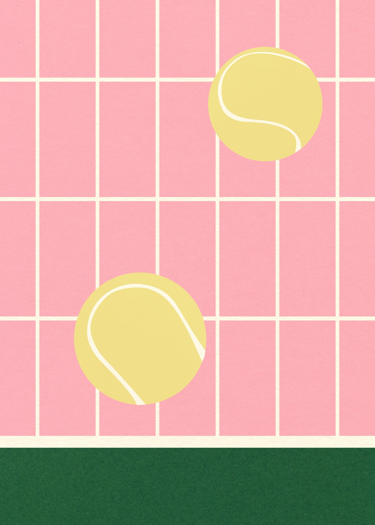 Tennis Kitchen - Unframed art print