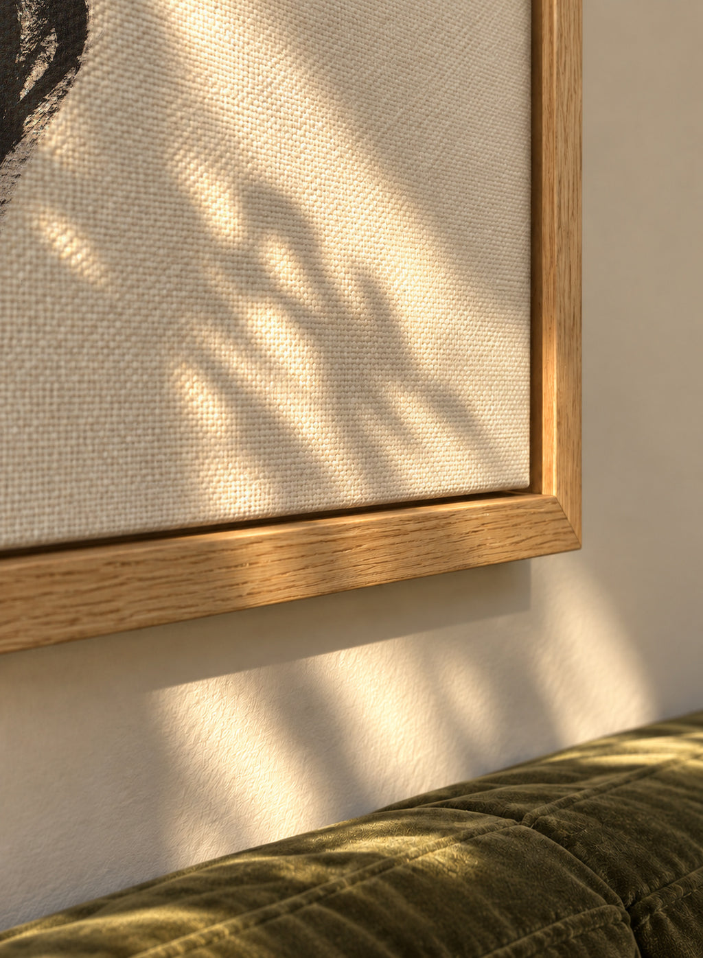 Swift Shadows - Framed canvas detail