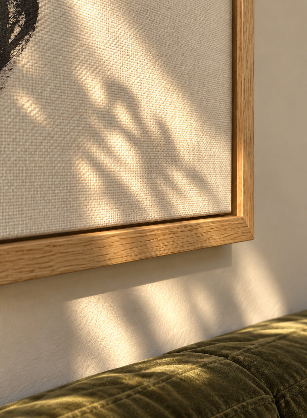 Swift Shadows - Framed canvas detail