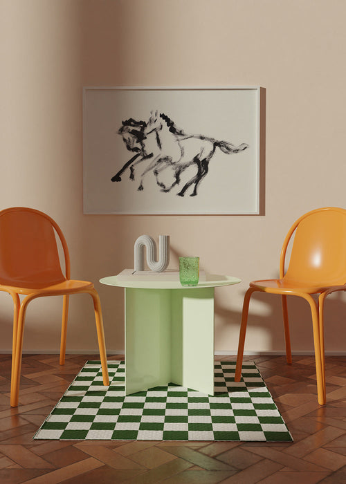 Inkt paarden kunstwerk – Product1