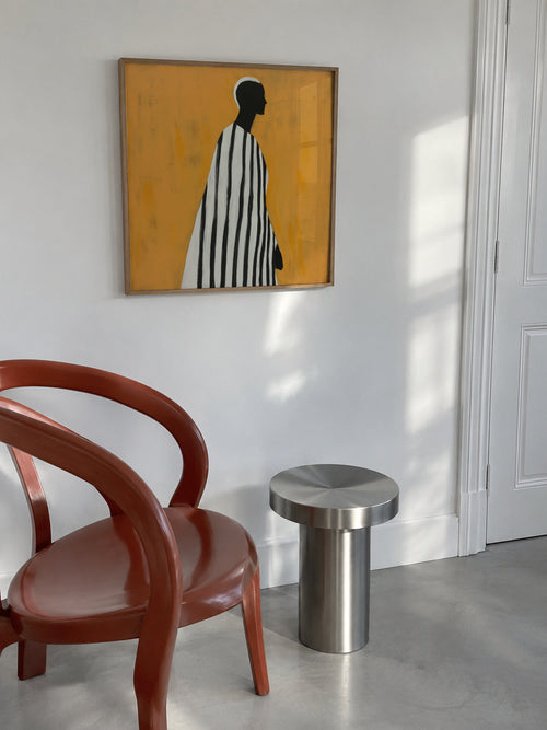 Portrait of a Man - Framed poster in an interior