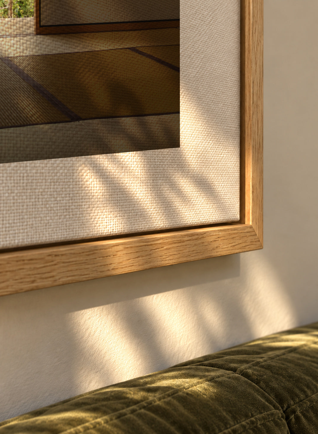 Zen Zone - Framed canvas detail