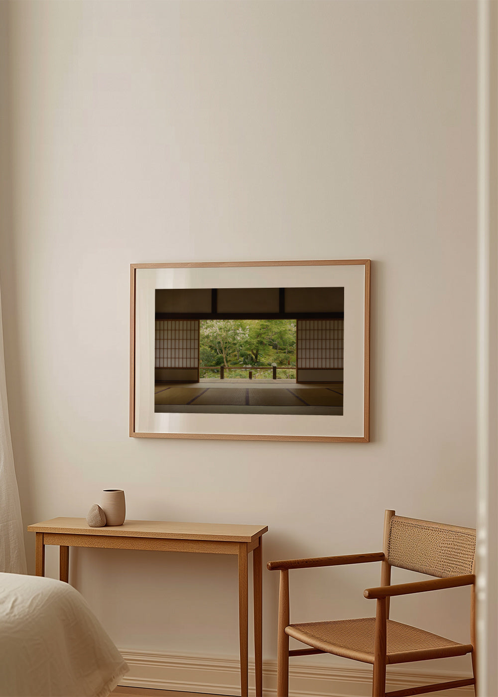 Zen Zone - Framed poster in an interior