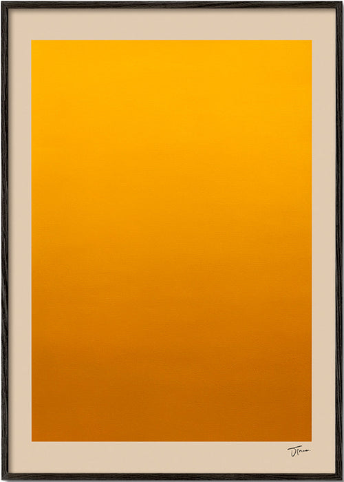 Minimalistisch goudverloop kunstwerk – Black Frame