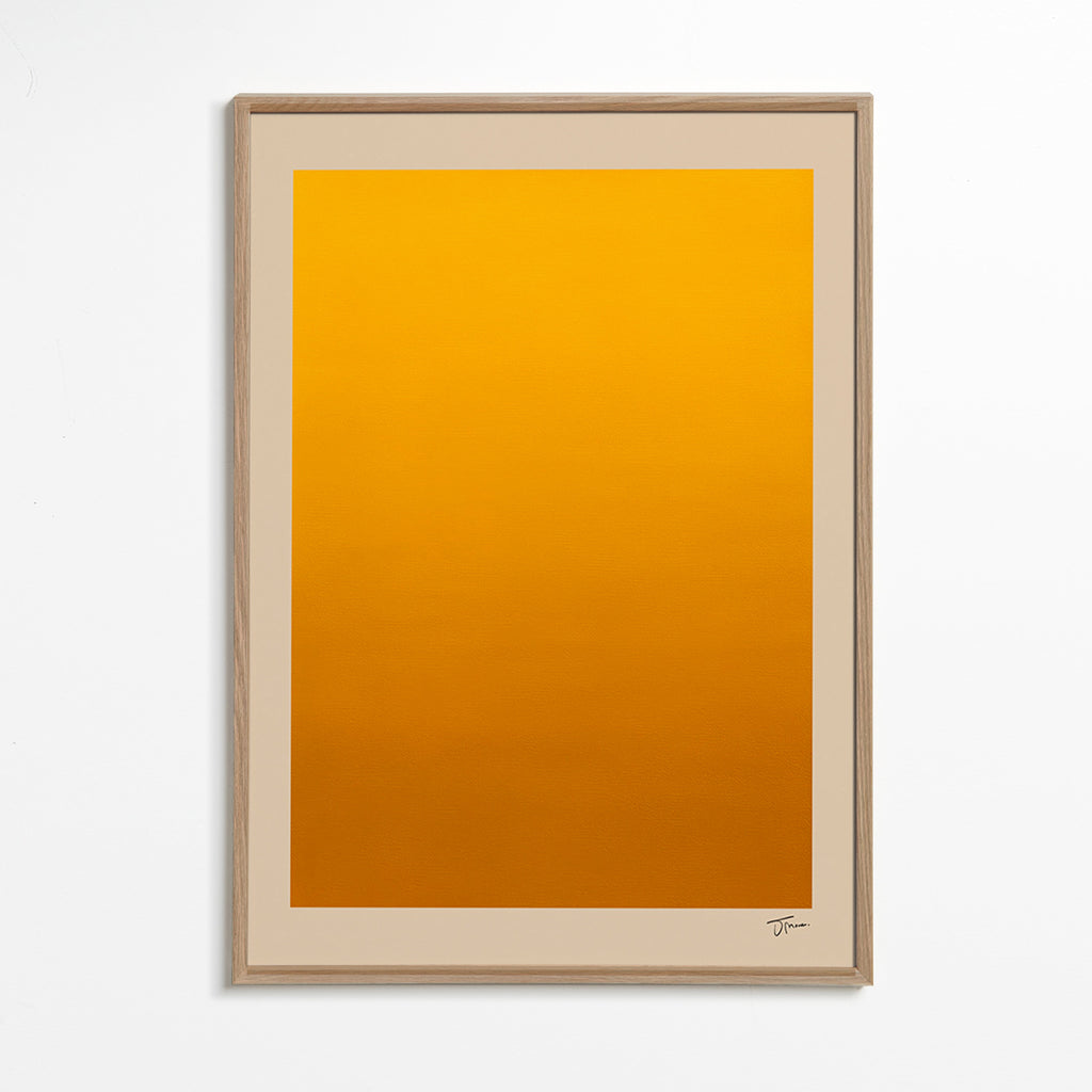 Minimalistisch goudverloop kunstwerk – Oak Frame