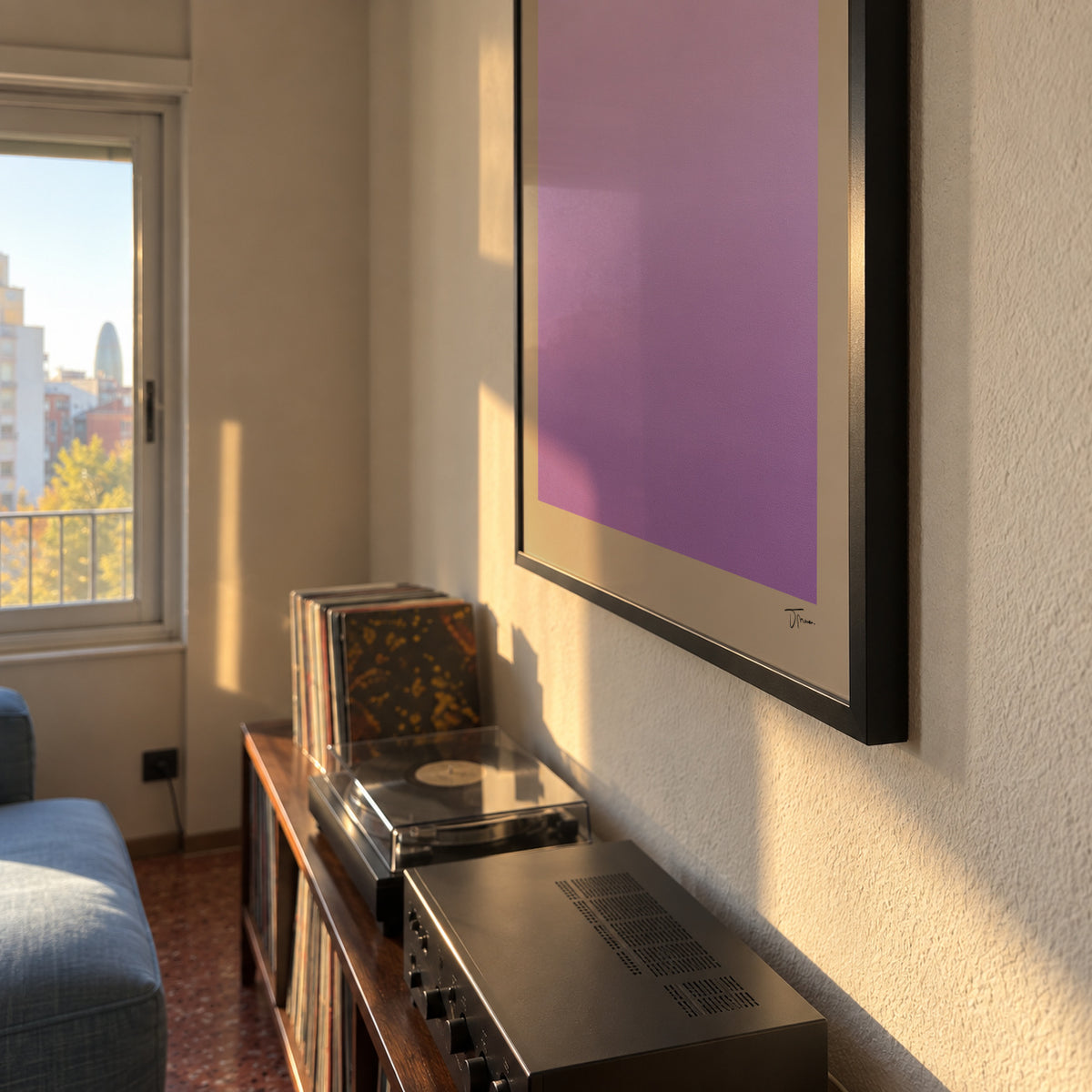 Lavender Haze - Framed poster detail