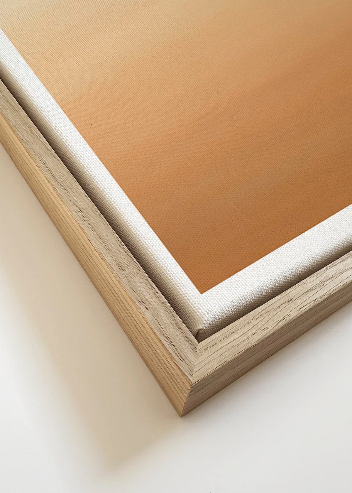 Woestijnverloop landschap kunst – Canvas detail