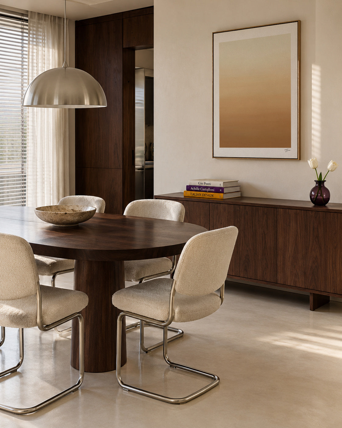 Desert Sand - Framed canvas in an interior