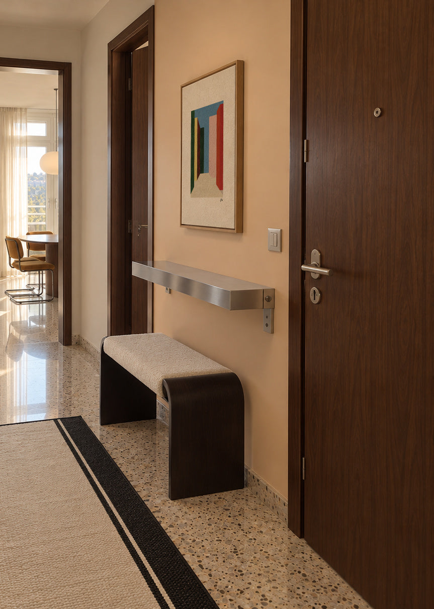 Silent Passage - Framed canvas in an interior