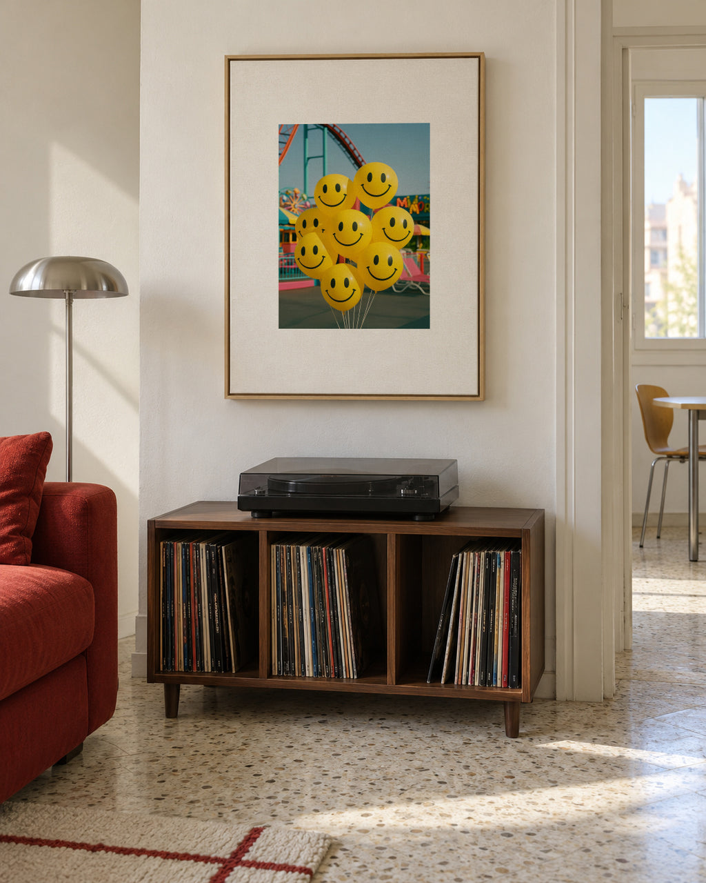 Smile Season - Framed canvas in an interior