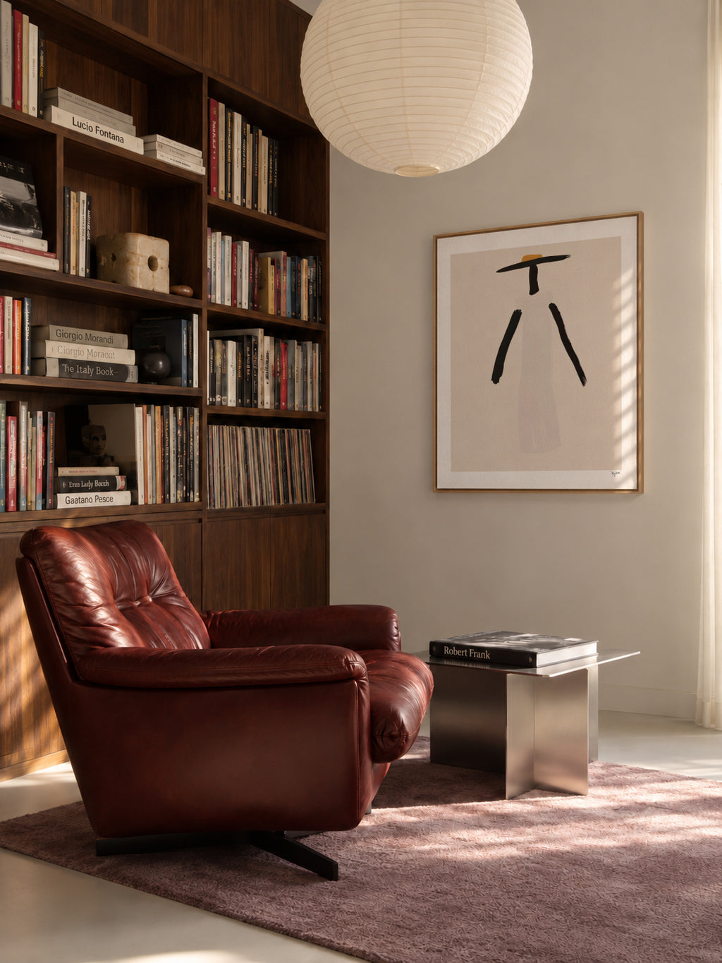 The Minimalist Hat - Framed canvas in an interior