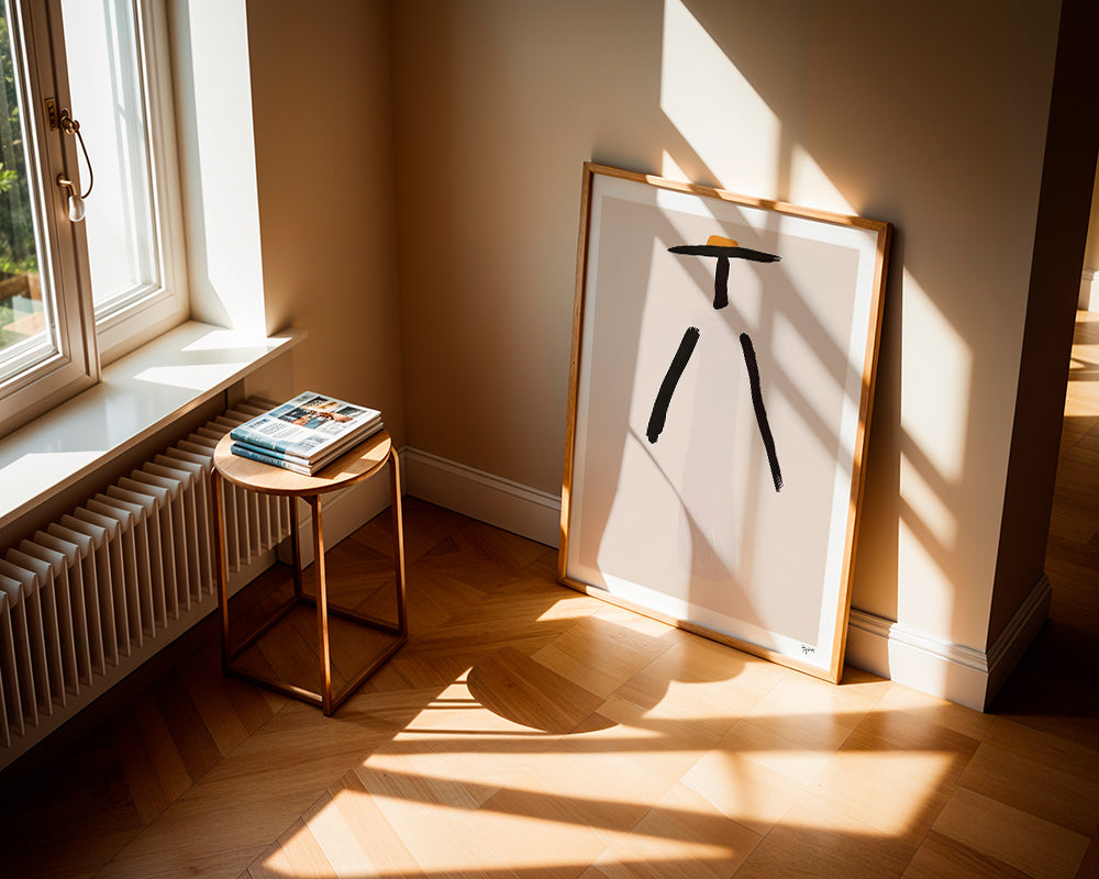 Minimalistische figuur met hoed – Product2