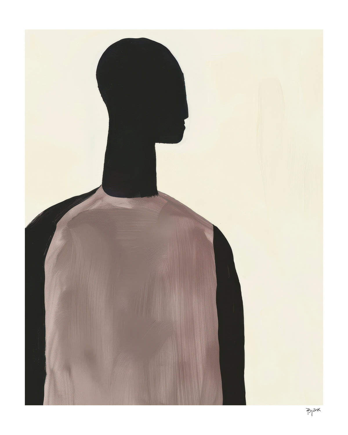 Shadow Portrait - Unframed art print