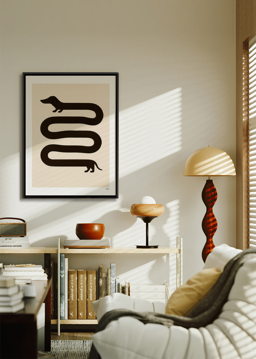 Langwerpige hondenposter – Canvas2
