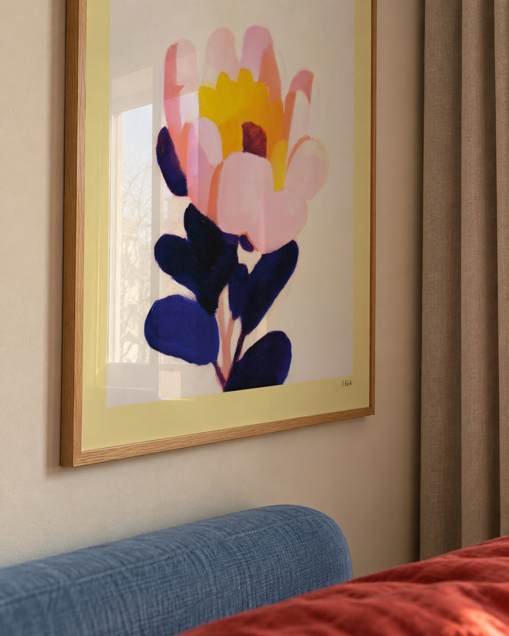 Morning Blossom - Framed poster detail