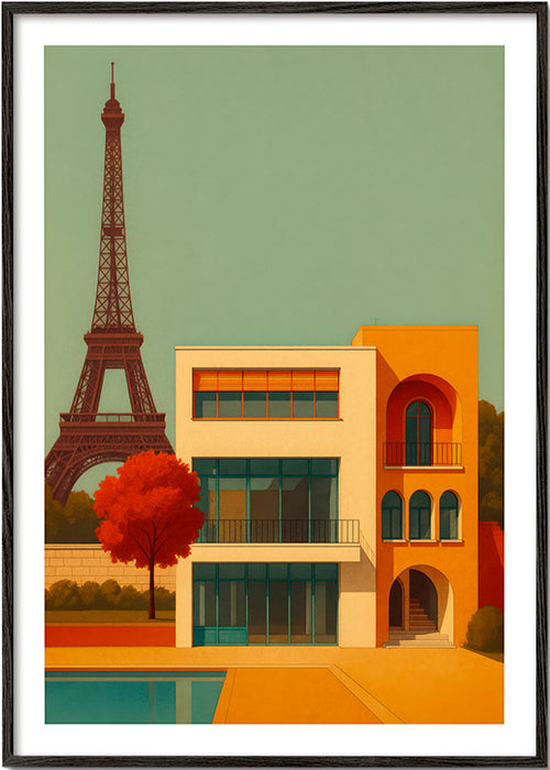 Keuken kunst: modern huis bij de Eiffeltoren – Black Frame
