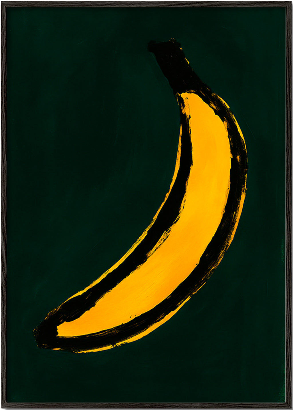 Keuken kunst met pop banaan – Black Frame