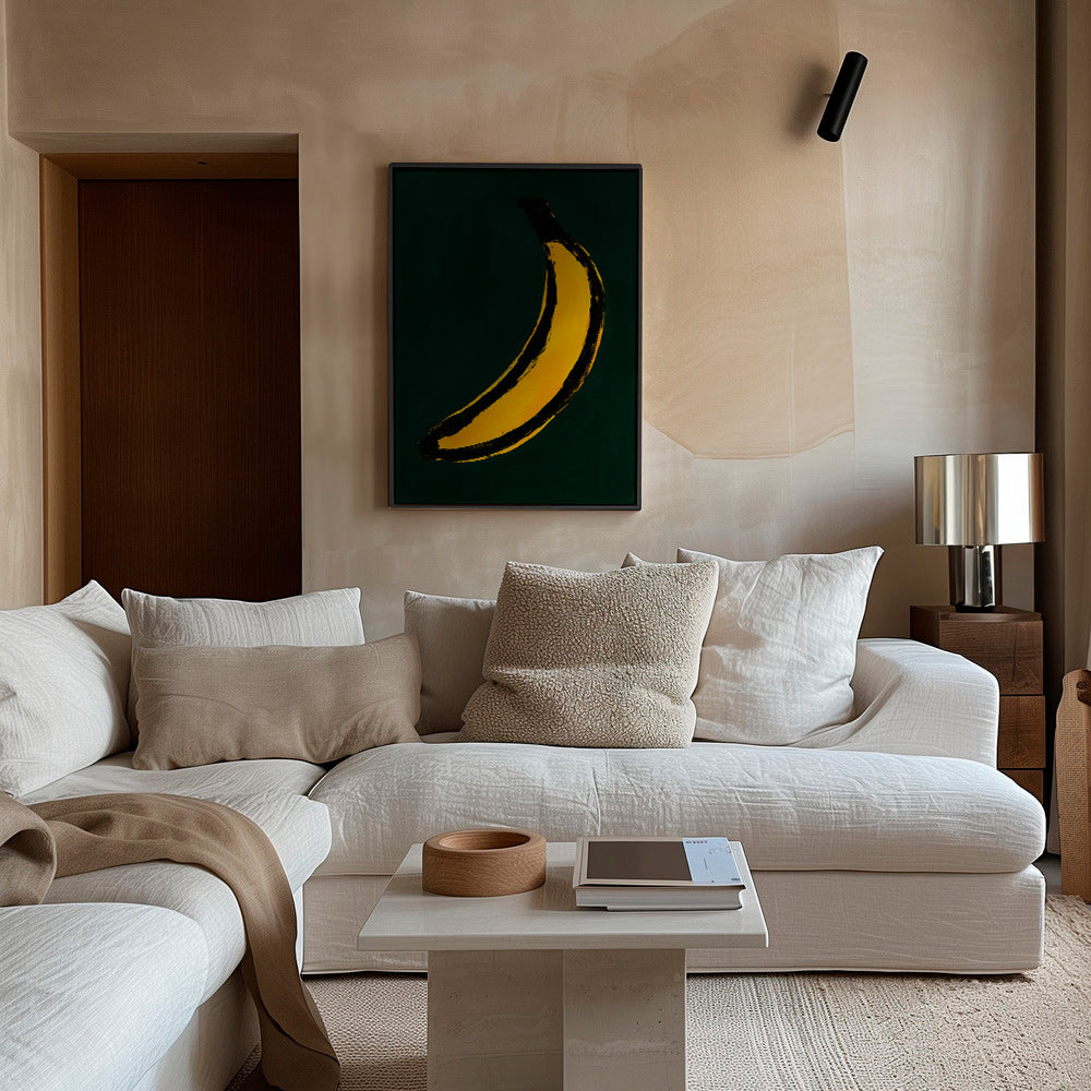 Keuken kunst met pop banaan – Canvas2