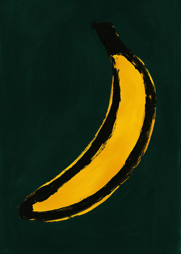 Keuken kunst met pop banaan