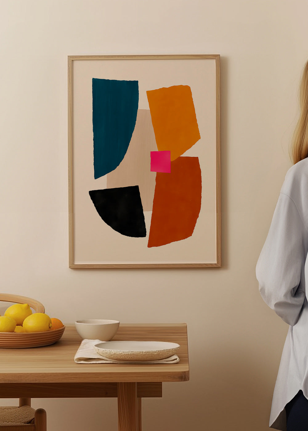Abstracte poster met gedurfde kleurvlakken – Product3