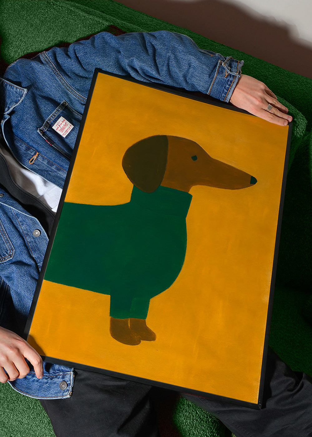 Kunst: Teckel in mosterd – Product2