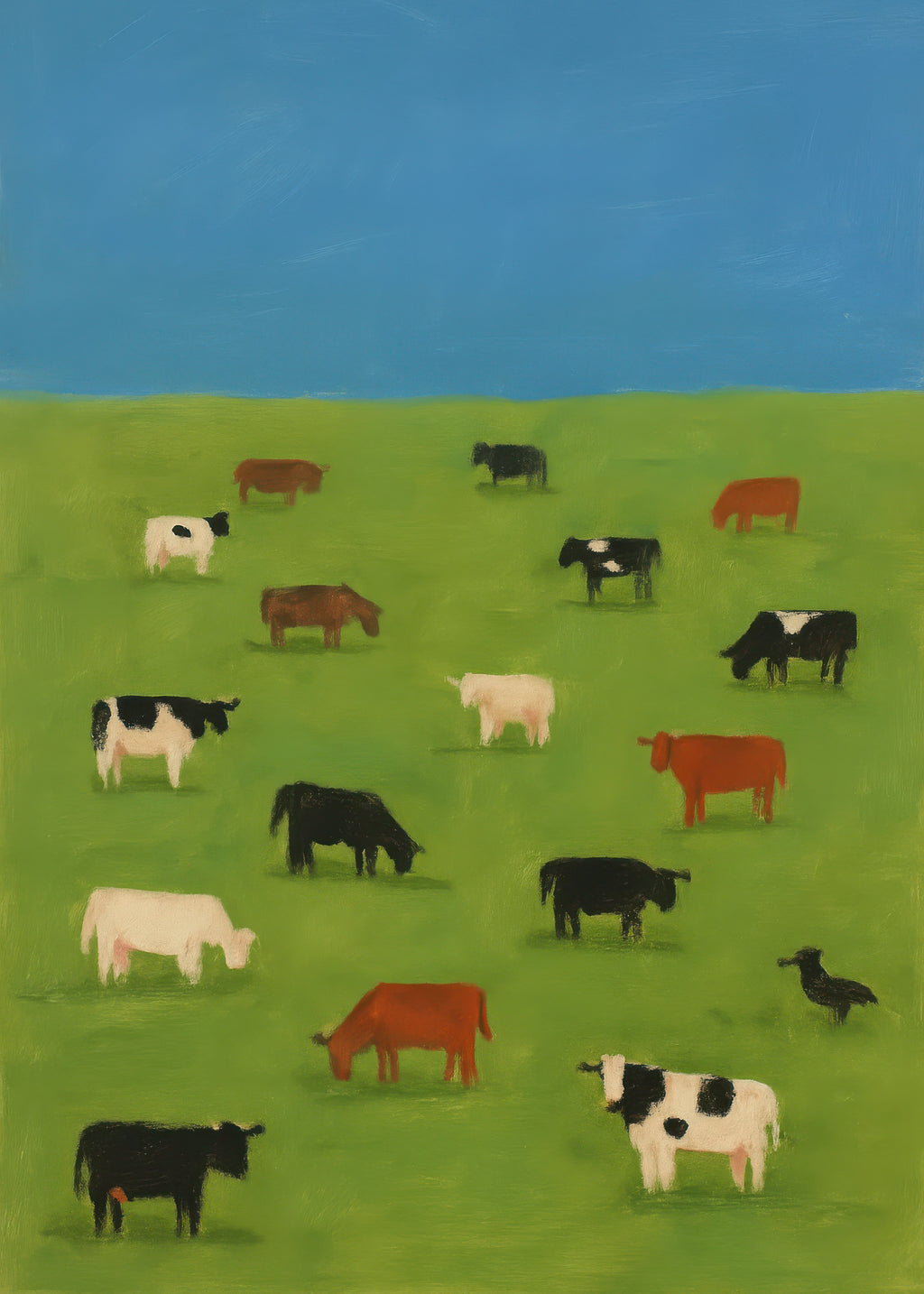 Grazing Field - Unframed art print