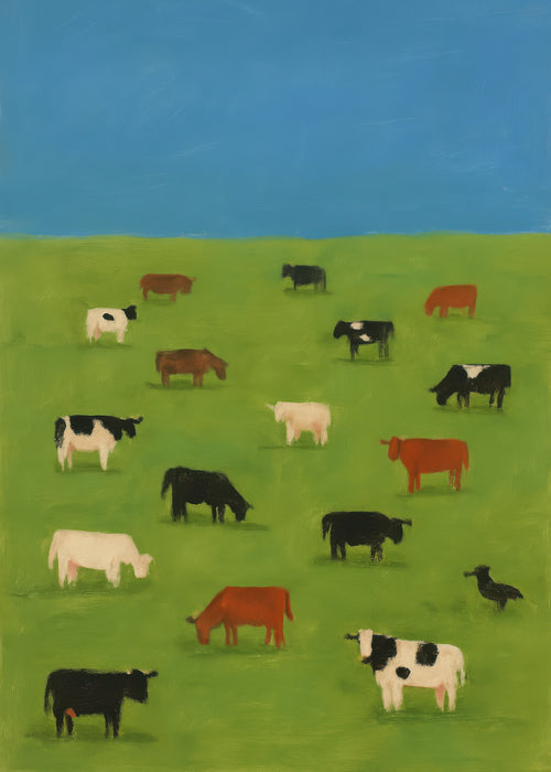 Grazing Field - Unframed art print